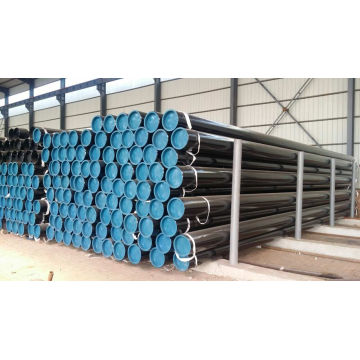 Tubo de acero sin costura de carbono A106-B Sch40 Sch80 en Shandong